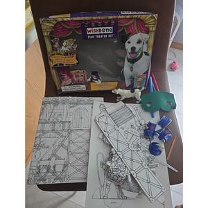 Vintage Equity Toys WISHBONE Jack Russell Terrier PBS TV Show Play Theater Kit